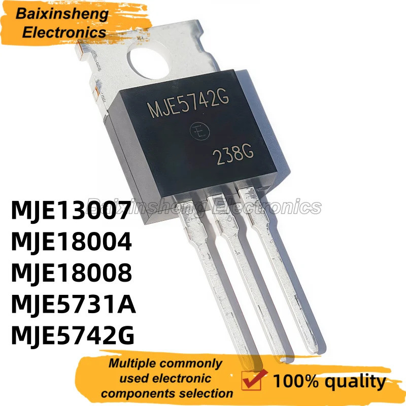 5 CÁI MJE13007 MJE18004 MJE18008 MJE5731A MJE5742G TO-220 E13007 18004 18008 5731A 5742A Hiệu Ứng Tr