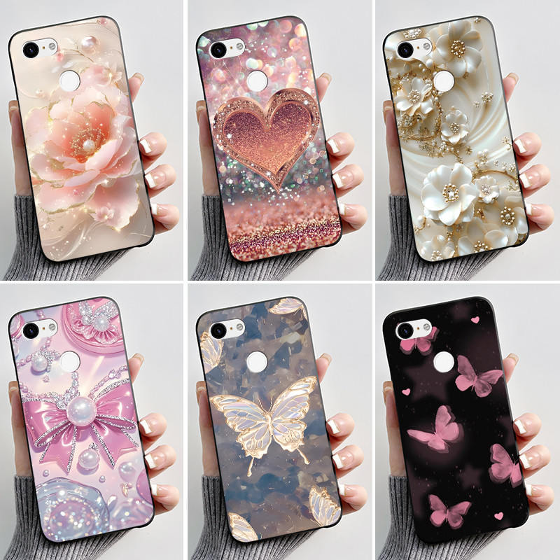 In Họa Tiết Ốp Lưng Cho Google Pixel 3 / Pixel 3XL Silicon Mềm Màu Đen Cho Google Pixel 3 XL Pixel3 