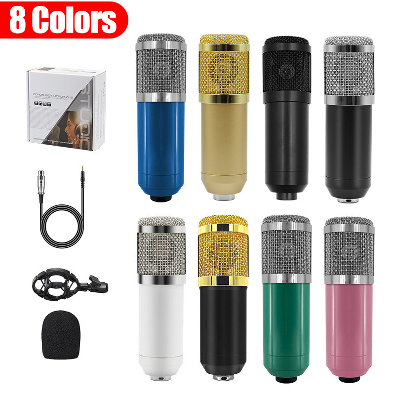 BM800 Micro Condenser Micro V8 Điện Thoại Di Động Tiếng Anh Card Âm Thanh Máy Tính usb Cantilever Ch