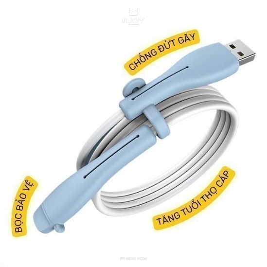 Vỏ Bọc Cao Su Cáp Sạc Type C 20W USB Chống Đứt Gãy Njoyshop