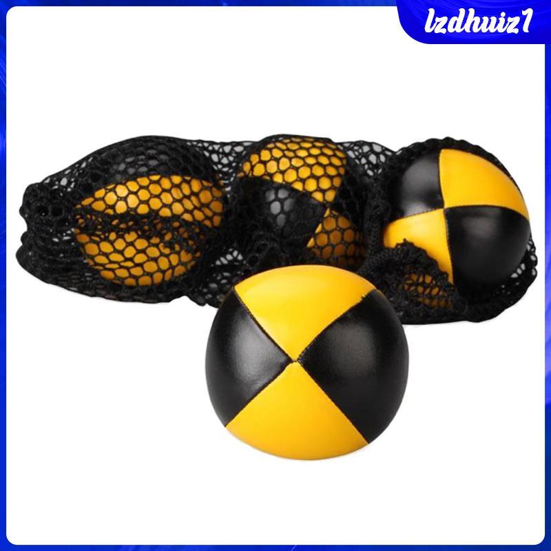 3 Chiếc Màu PU Mịn Mềm Mại Juggling Bóng Trẻ Em Vui Nhộn Huấn Luyện Đồ Chơi Juggle