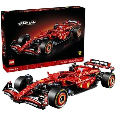 Bộ xe mô hình LEGO Technic Ferrari SF-24 F1 - Bộ xây dựng dành cho người lớn, từ 18 tuổi trở lên với
