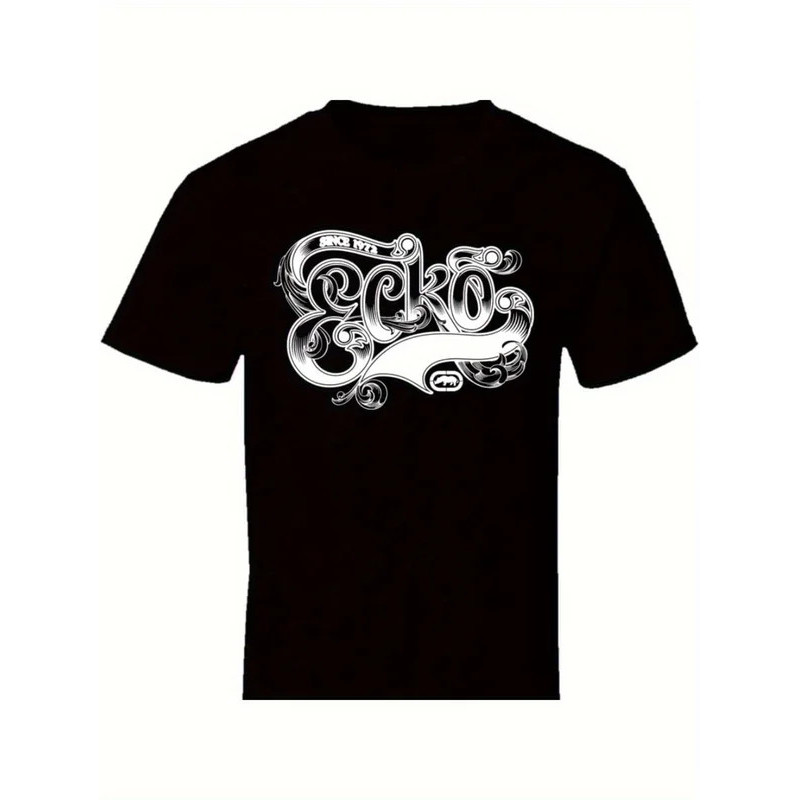 [Áo thun cotton Ecko Unltd] Áo thun cotton đen nam Ecko Unltd