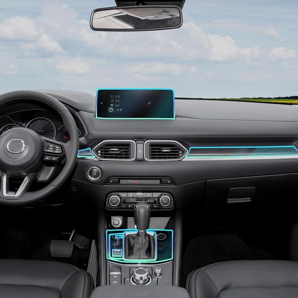 TPU Nội Thất Bảo Vệ Phim Chống Trầy Xước Cho Xe Mazda CX-5 CX5 2023 2024 2025 Miếng Dán Bảng Điều Kh