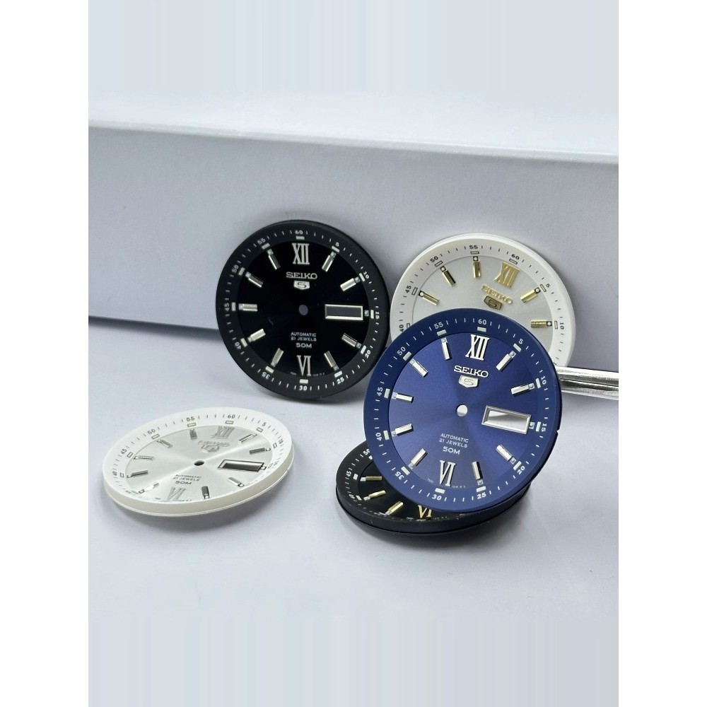 [2025] Nhật ký số La Mã phong cách mới Mặt số sửa đổi 35,8mm Bề mặt nhân vật họa tiết mặt trời Thích