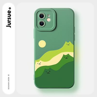 JURSUE Ốp lưng dễ thương đẹp độc lạ ngầu ngộ nghĩnh nam chống sốc chống bẩn mềm cho iPhone 17 Air 16 15 14 13 12 11 PRO MAX SE 2020 X XR XS ip 8 7 Plus MZ50292 -Y