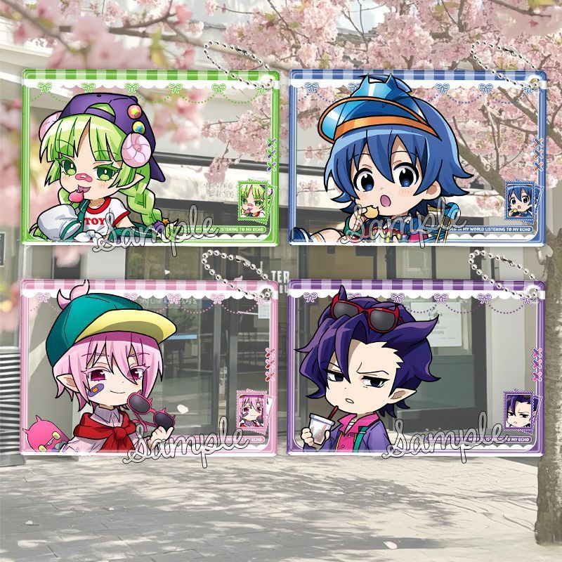 Chào mừng bạn đến với trường quỷ Iruma-kun Móc Khóa Trong Suốt Thẻ Chìa Khóa Nữ Suzuki Iruma Acrylic