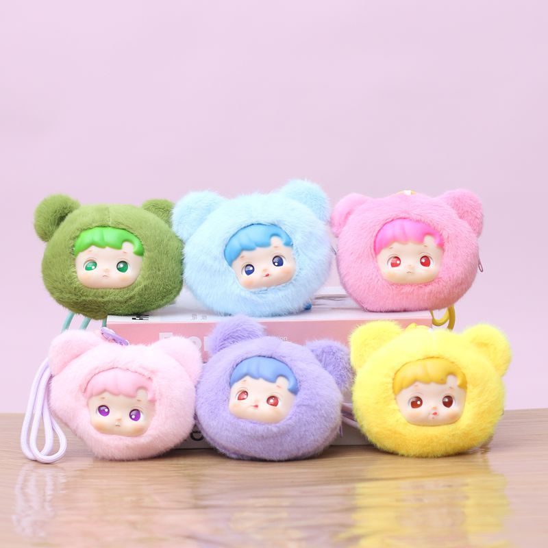 Premium In-Stock#Internet Celebrity Coin Purse Vinyl Doll Pendant Cute Plush Toy Doll Bag Pendant Do