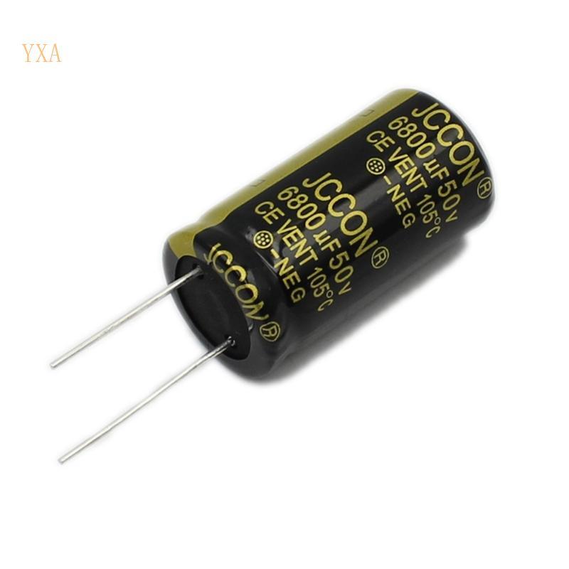 Tụ điện YXA 50V 6800UF 22x40mm 0 86x1 57in Tụ điện điện phân nhôm tần số cho TV Màn hình LCD Trò chơ