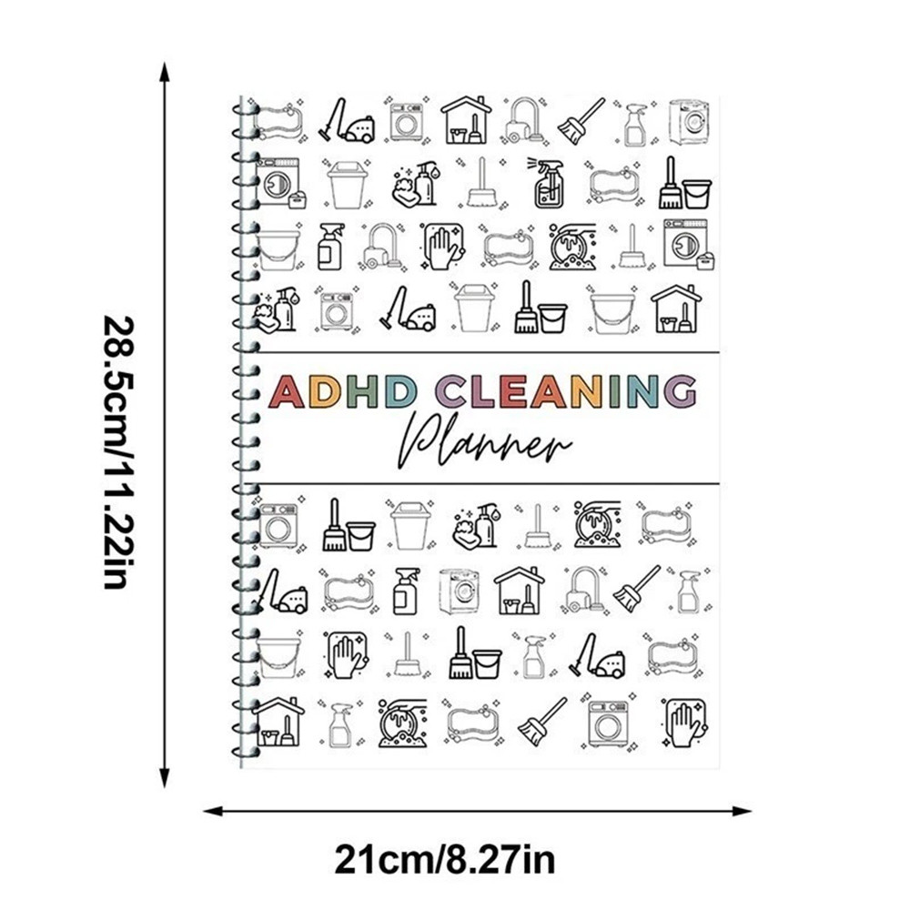 ADHD Family Cleaning Task Notebook Annual Plot Plan