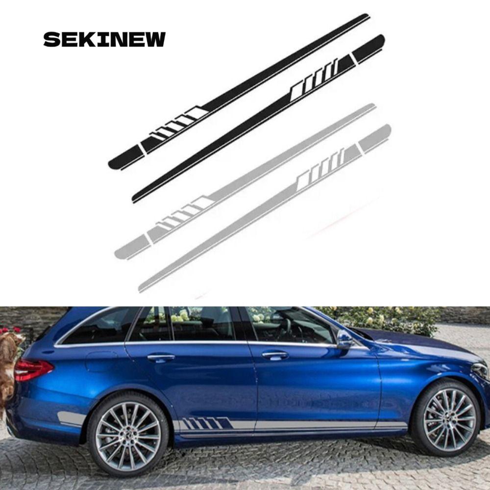 SEKINEW Đề Can Thân Xe Bên Xe Ô Tô, Nhãn Dán Ô Tô PVC Tự Dính, Đề Can Chống Thấm Nước Có Thể Tháo Rờ