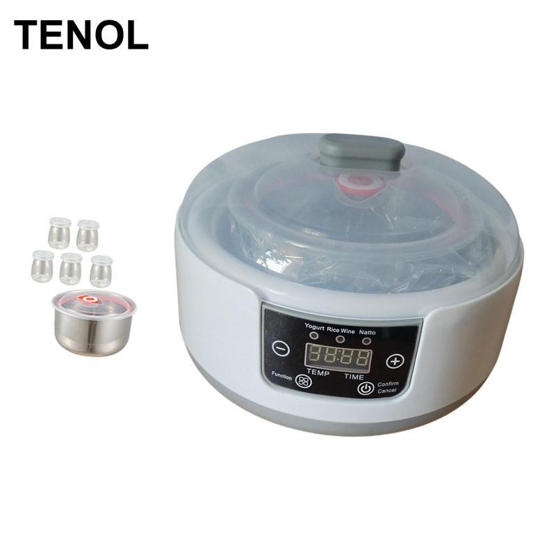 Máy làm sữa chua tự động Máy làm Natto đa chức năng Nồi bên trong bằng thép không gỉ