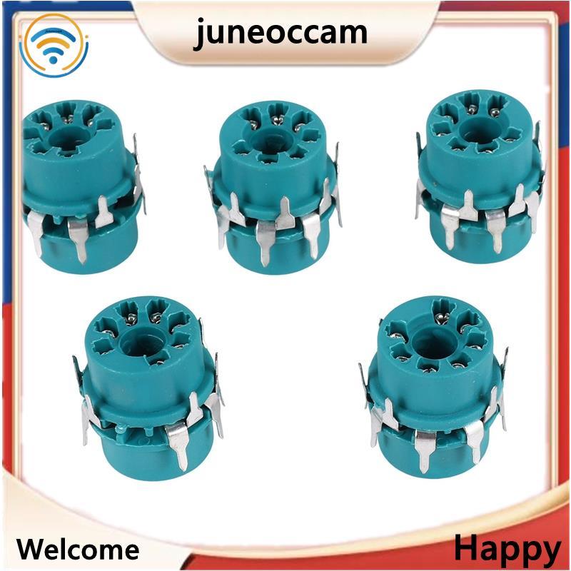 [juneoccam] Đế van ổ cắm ống chân không bằng nhựa 7Pin cho B & W 6J1 6Z4 6X4 12AE6 6AT6 6BK6 12AV6 6