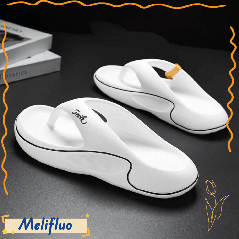 Melifluo Nam, Dép Đế Mềm EVA, Dép Lật Phòng Tắm Ngoài Trời Đi Biển Nam