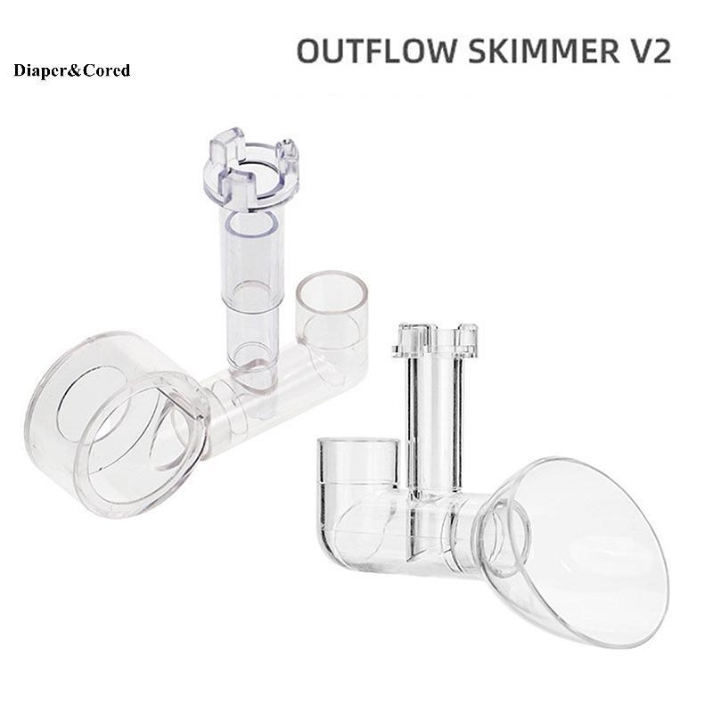 DIAPER & CORED Bể Cá Lily Outflow Outlet Skimmer Phụ Kiện Lọc Fishbowl Cung Cấp Bể Cá Akvarium Trang