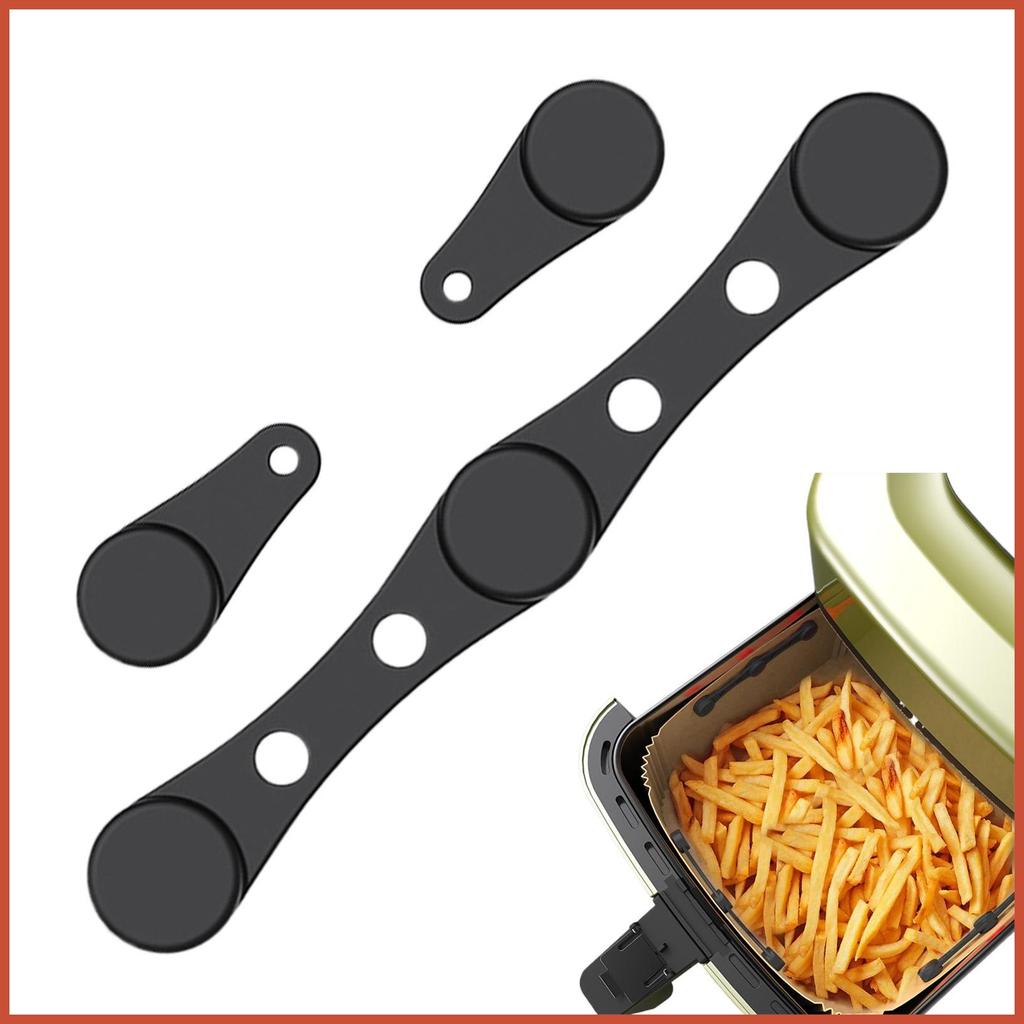 Air Fryer Magnet Buckle Parchment Paper Silicone Air Fryer Công cụ cố định Airfryer chịu nhiệt từ tí