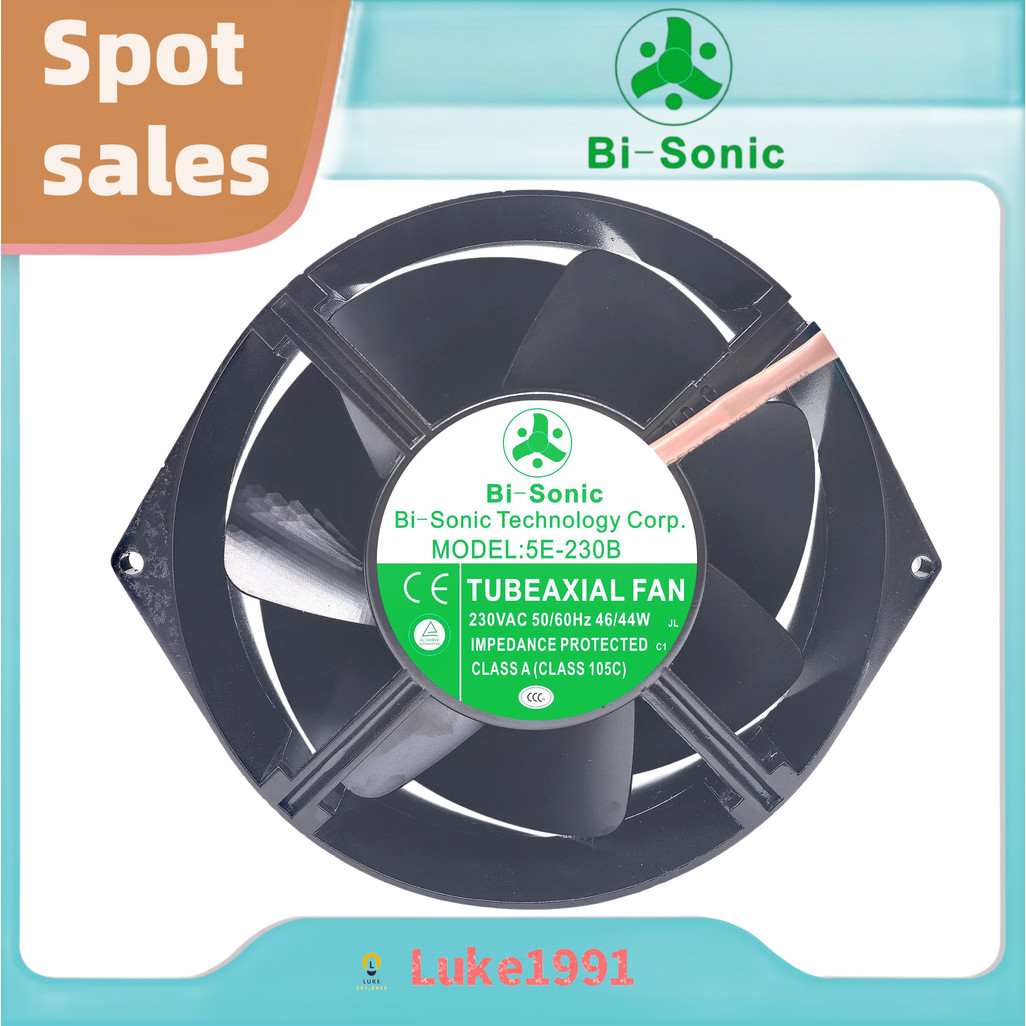Bi-Sonic 5E-230B 5E-DVB AC220V Tất Cả Kim Loại 17055 Quạt Làm Mát Chịu Nhiệt Độ Cao