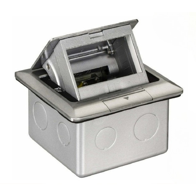 (Freeship) (SE) Ổ cắm âm sàn cho S-Flexi có đế âm - màu nhũ Bạc/ Vàng (không kèm ổ cắm) - Schneider 