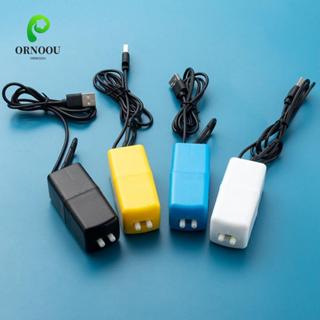 Máy tạo oxy bể cá ORNOOU, Máy bơm không khí bể cá hai lỗ tiết kiệm năng lượng, Máy hút bụi siêu nhanh di động tiện lợi có khóa treo Máy sục khí bể cá Mini Câu cá ngoài trời