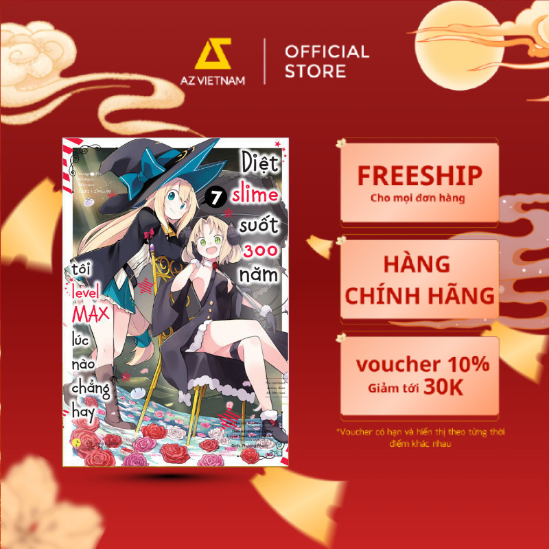 Sách - [Manga] Diệt Slime Suốt 300 Năm, Tôi Levelmax Lúc Nào Chẳng Hay (Tập 7 - Tái Bản)