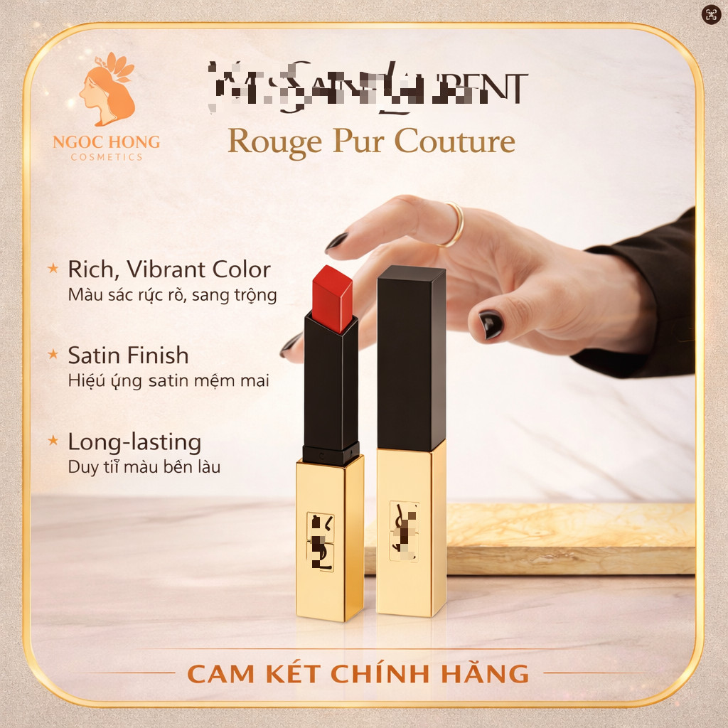 Chính Hãng💋 Son 𝒀S𝑳 Rouge Pur Couture The Slim Matte Mới Nhấ 2025  💋Full Box / Full Size💋