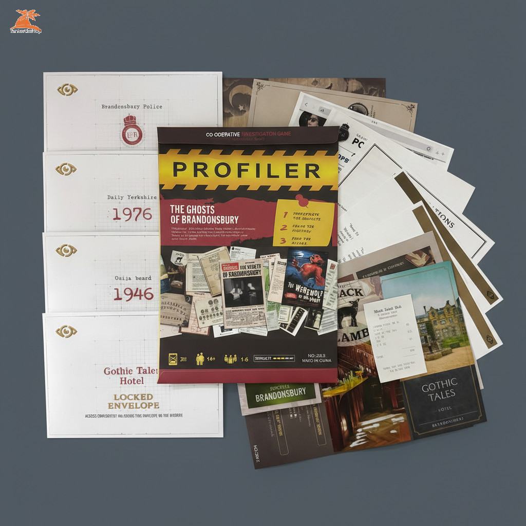 Profiler Brandonsbury Escape Room Board Game Tìm kiếm và giải quyết bí ẩn cho bữa tiệc gia đình
