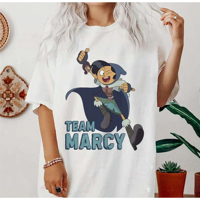 Disney Kênh Amphibia Đội Marcy Áo thun gia đình Disneyland Cặp đôi Vương quốc ma thuật WDW Chủ đề Ep
