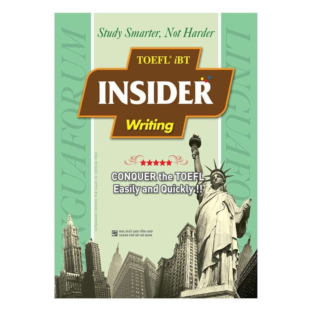Sách - TOEFL iBT Insider Writing - Nhân Trí Việt