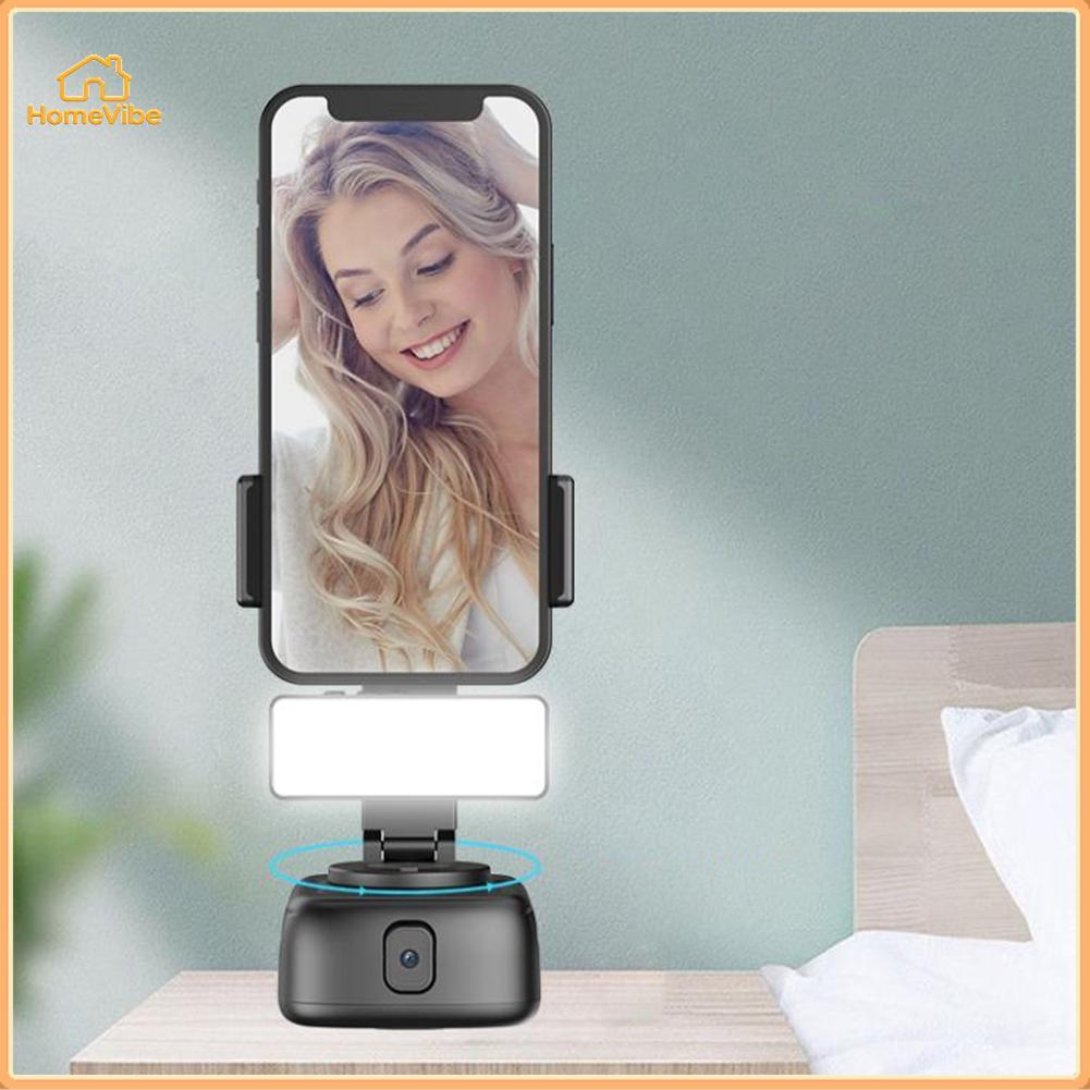 HomeVibe Auto Face Tracking Tripod Chân đế điện thoại thông minh xoay 360 độ Di chuyển với pin 4000m