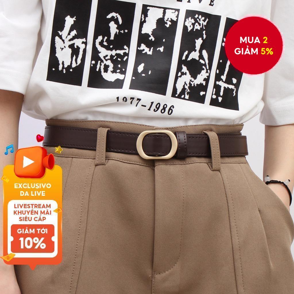 Thắt lưng nữ phong cách Retro Punk Edgy Hàn Quốc dành cho quần jean và váy