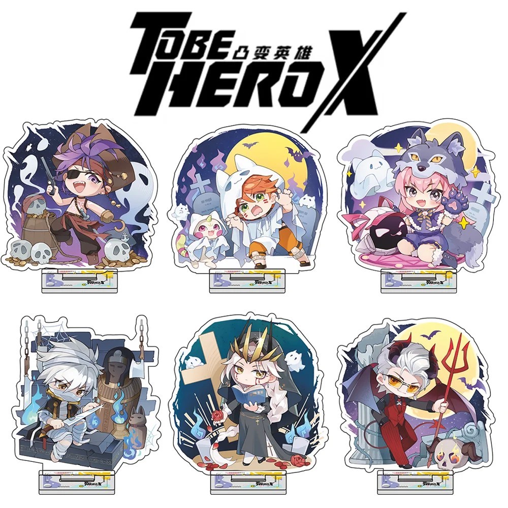 Mô hình Standee TO BE HERO X nhân vật DragonBoy Ghostblade Queen Lucky Ahu E-Soul anime chibi trang 