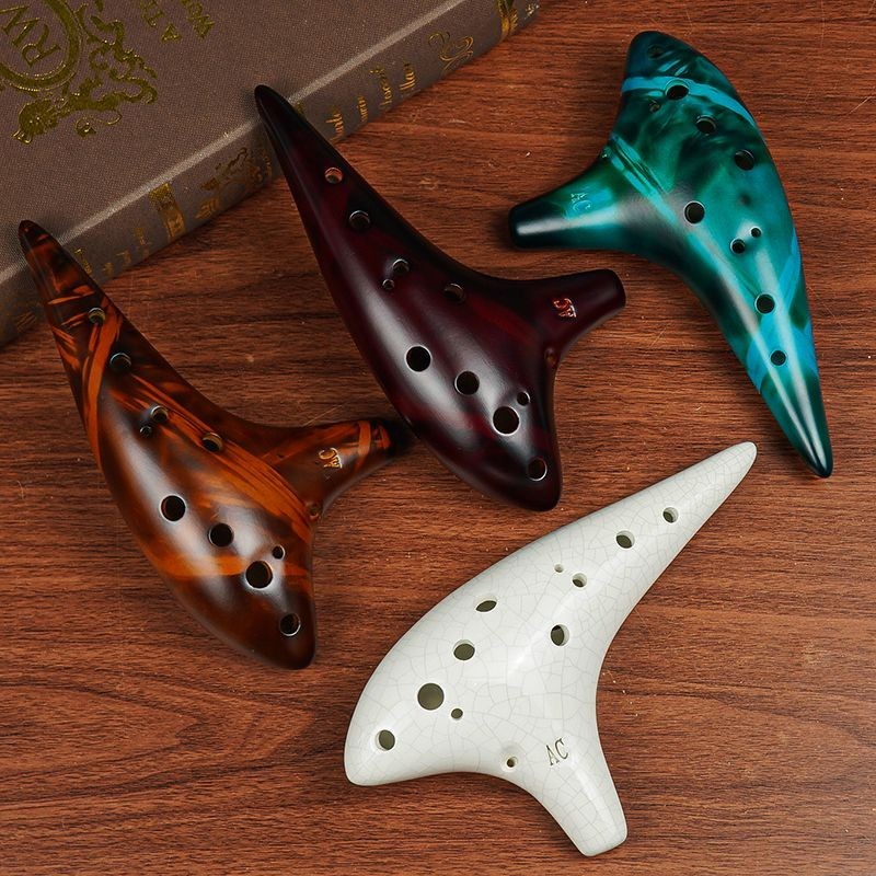 Ocarina mười hai lỗ Ocarina 12 lỗ Ocarina alto C AC ocar Mười hai lỗ Ocarina 12 lỗ Ocarina alto C-Ke