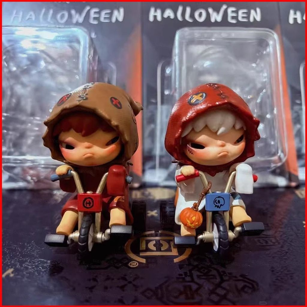 SQ5 POP MART Hirono Halloween Series Sáng Tạo Dễ Thương Nhân Vật Hành Động Hộp Mù Để Bàn Trang Trí Q