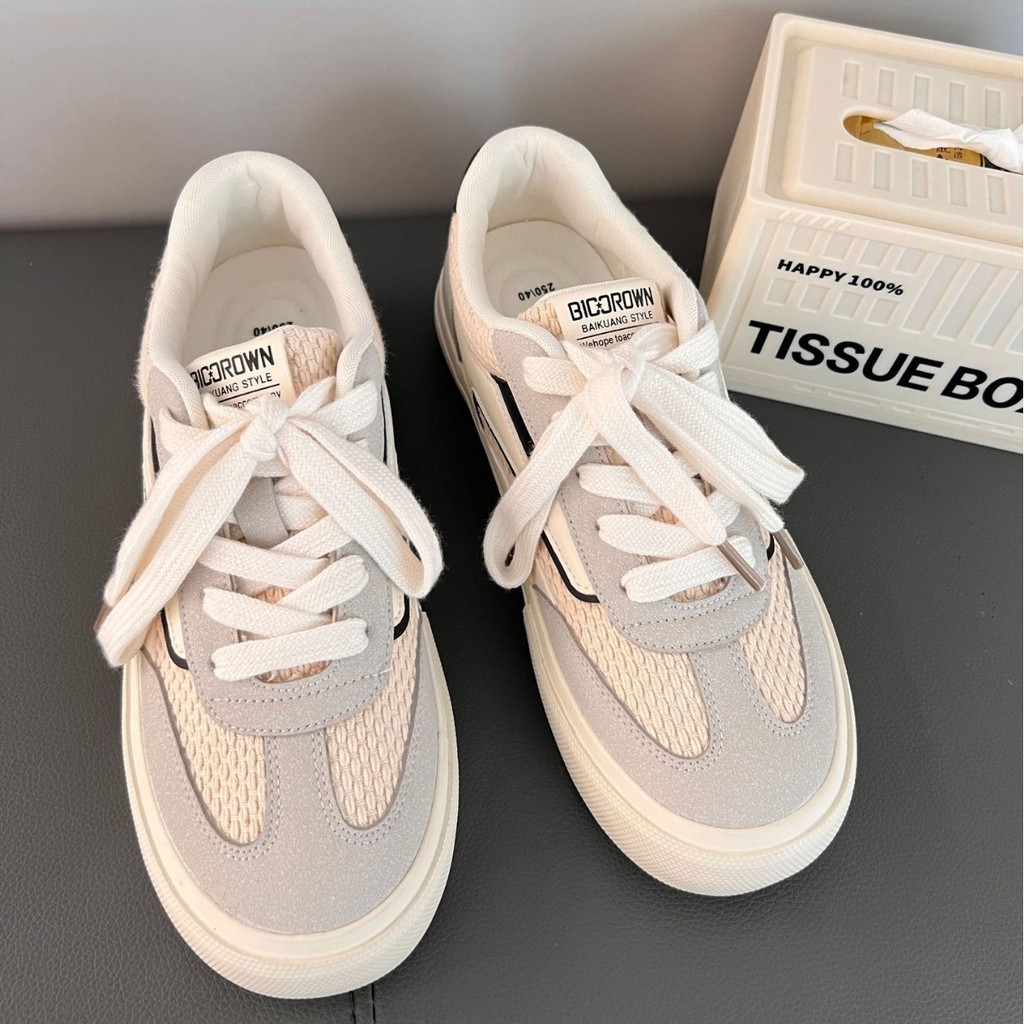 [Sản phẩm mới] Giày tập luyện Đức Giày nam phù hợp với học sinh đế dày dày vải dày thoáng khí Giày thể thao cổ điển thông thường dành cho nam [Phong cách bán chạy]