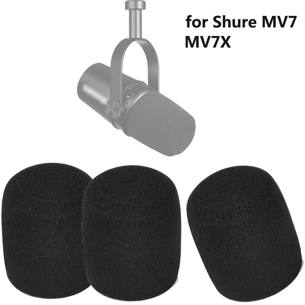 Micro Pop Filter cho Shure MV7 / MV7X, Vỏ Mic bảo vệ Bọt kính chắn gió