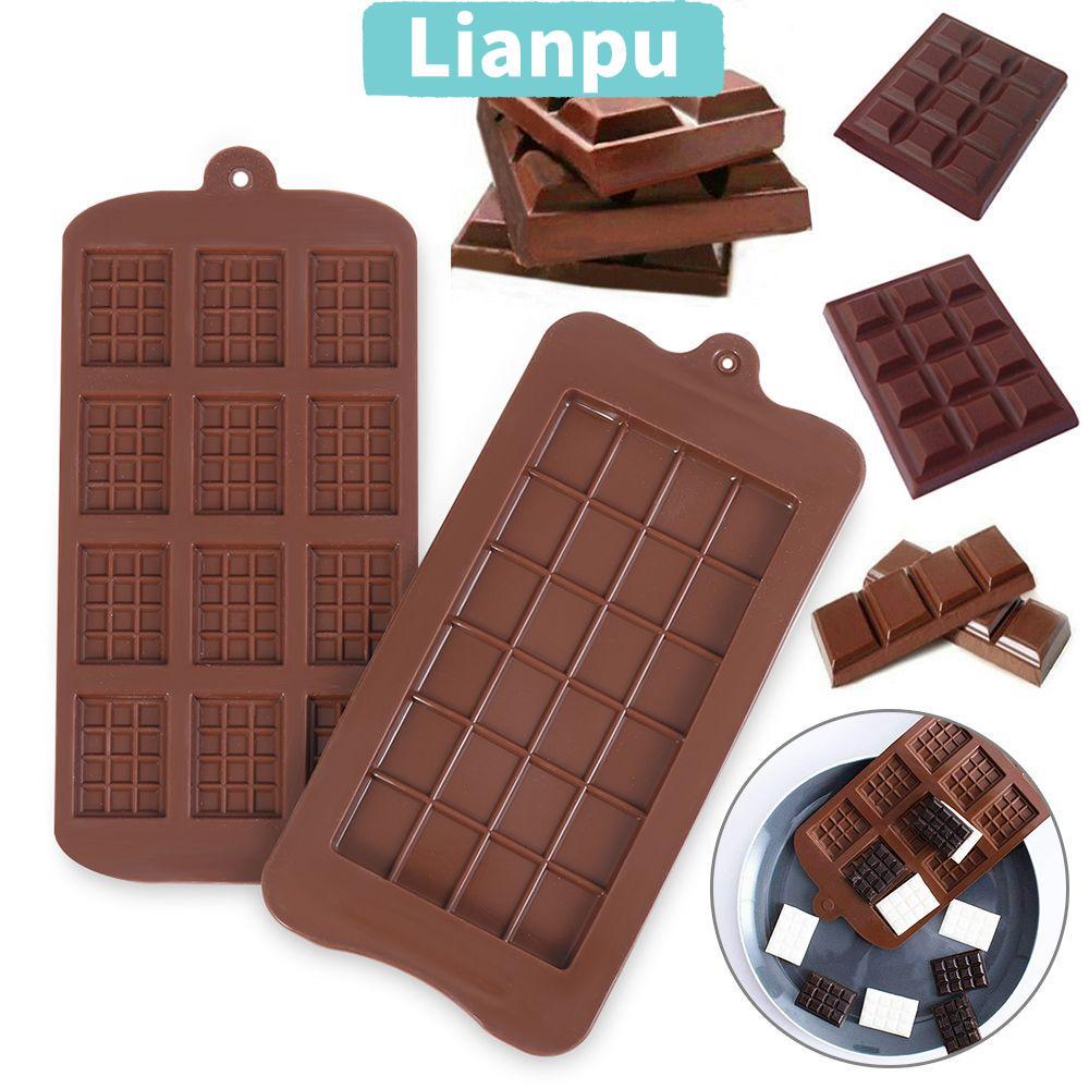 LIANPU Waffle Khuôn Làm Đá Khuôn Kẹo Fondant Khuôn Silicon