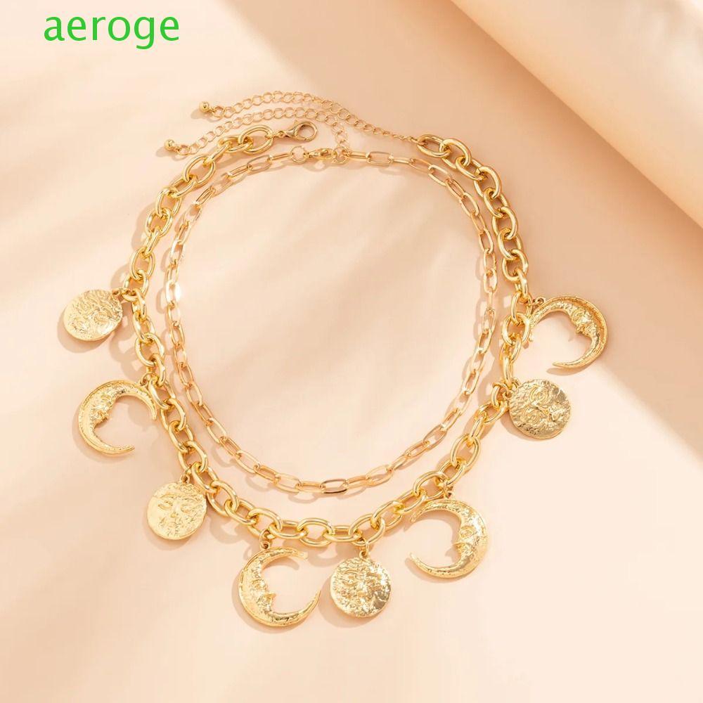 Vòng cổ AEROGEM kim loại hình học, phù hợp style cao bồi cowgirl