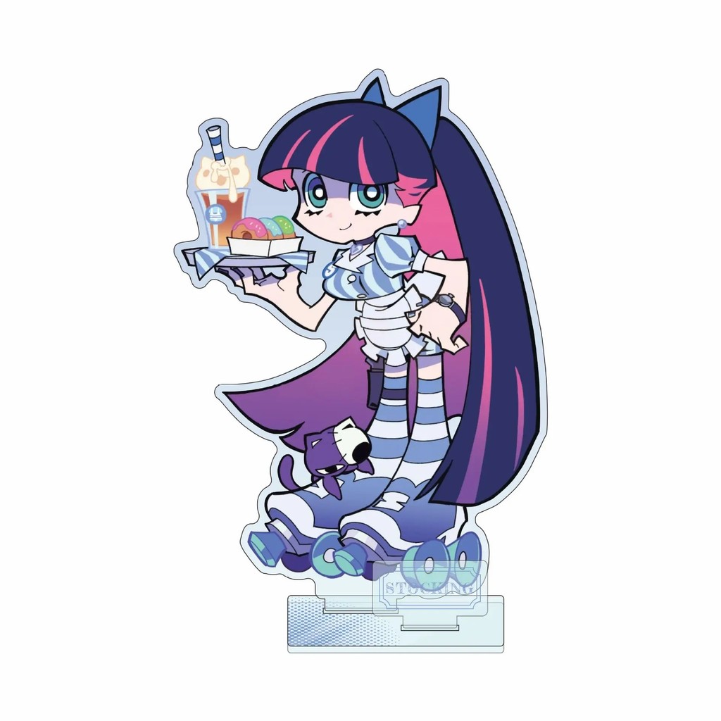 Standee Anime Panty & Stocking with Garterbelt Mô Hình Acrylic Nhân Vật Stocking Anarchy Trang Trí B