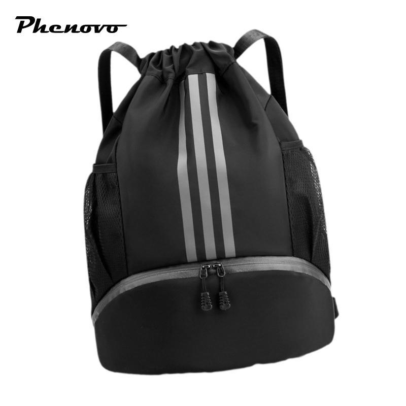 Ba lô dây rút Daypack Ba lô dây rút thể thao cho phòng tập thể dục Đi bộ đường dài thông thường