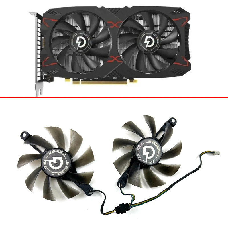 Quạt Làm Mát MỚI 85mm 4pin RX5500 XT GPU FAN Cho PELADN RX 5500XT RX 580 8G 2048SP RX550 card đồ họa