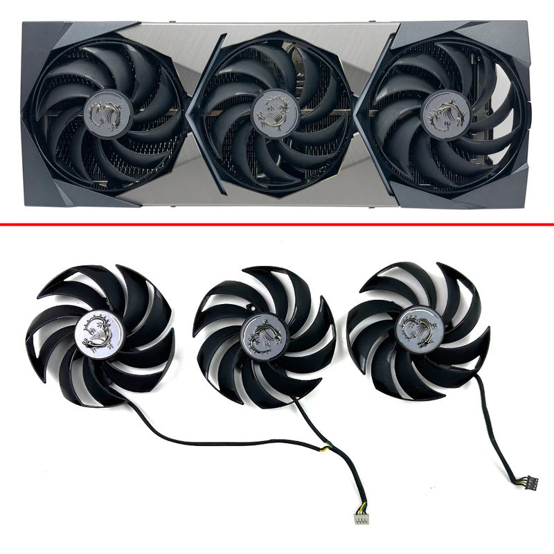 Quạt làm mát MỚI 92mm 4pin PLD10010B12HH PLD10010S12HH GPU FAN cho MSI GeForce RTX 3070 3080 3090 30