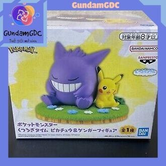 X-Mô hình Gengar & Pikachu Relaxing Time Figure BANDAI