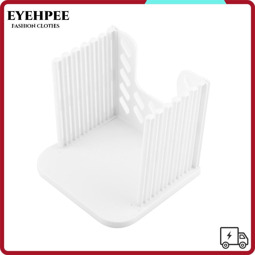 Máy cắt bánh mì nướng EYEHPEE, Hướng dẫn cắt lát bánh mì có thể gập lại, Dụng cụ nhà bếp Thiết kế cắt lát nhanh Dễ dàng lắp ráp Máy thái bánh mì nướng Nhà bếp gia đình