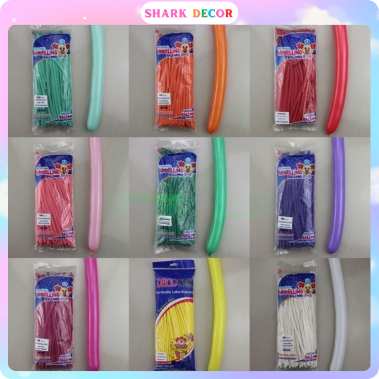 Bán bóng giun vặn nghệ thuật đủ màu MT880