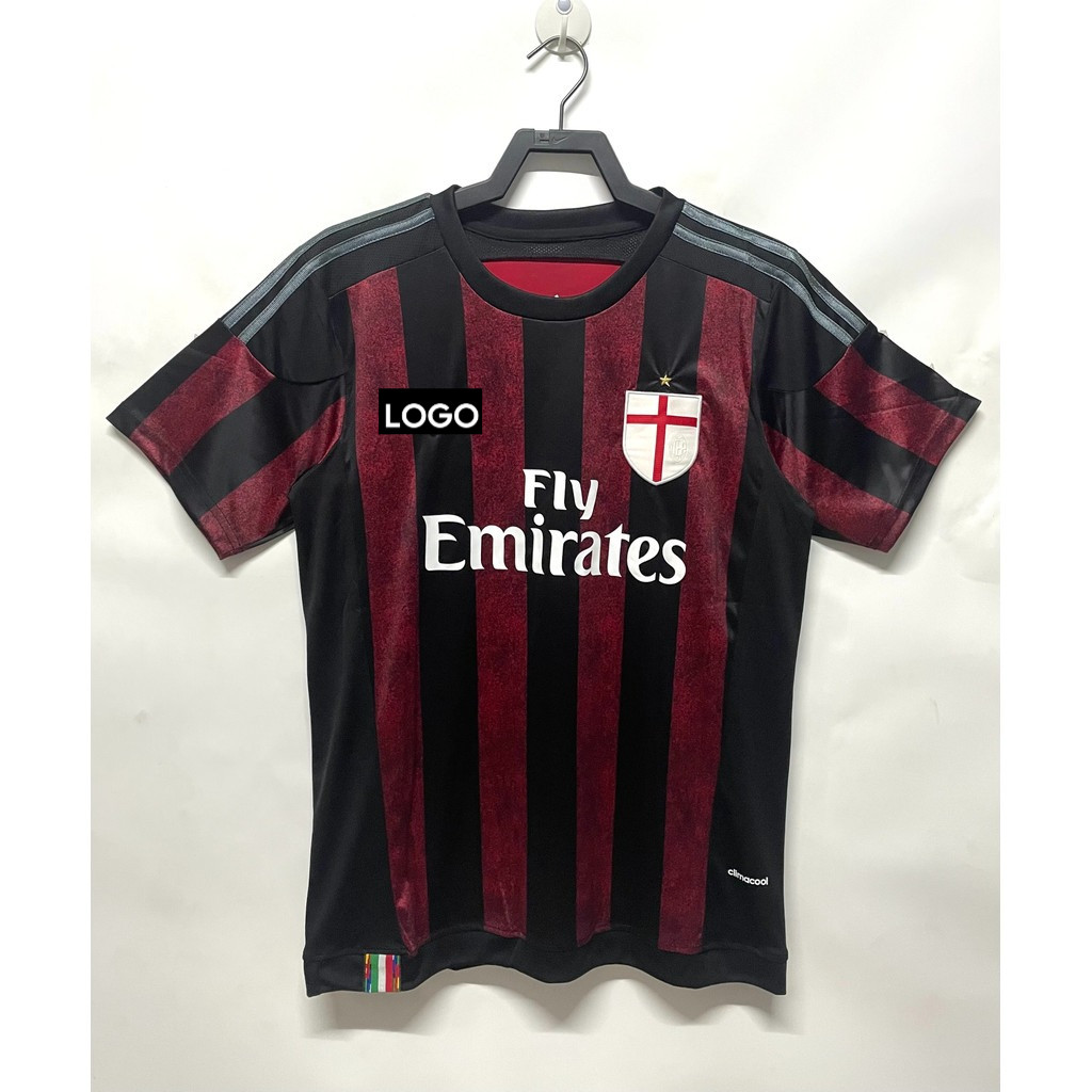 15 / 16 AC Milan Home Retro Fan Edition Áo bóng đá mùa giải 1516