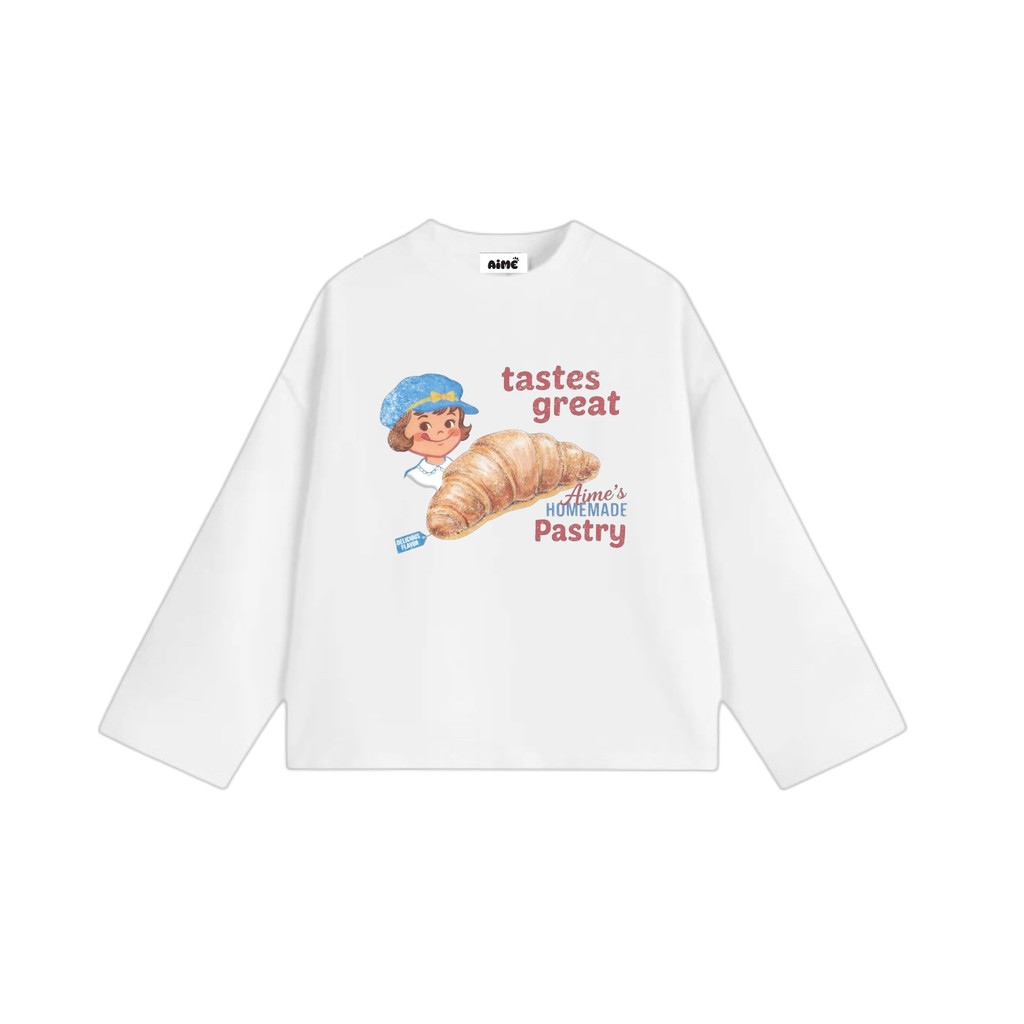 [Ver6] Áo Thun Tay Dài Raglan Cotton Long Sleeve Sọc Boxy AIMÉ Form Rộng Cổ Tròn Unisex Nam Nữ Basic Áo Mùa Hè | BigBuy360 - bigbuy360.vn