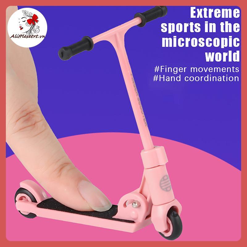AA Kids Ki Scooter Finger BMX Có Thể Gập Lại T-type Finger Scooter Có Phanh Đồ Chơi Giáo Dục Ngón Ta