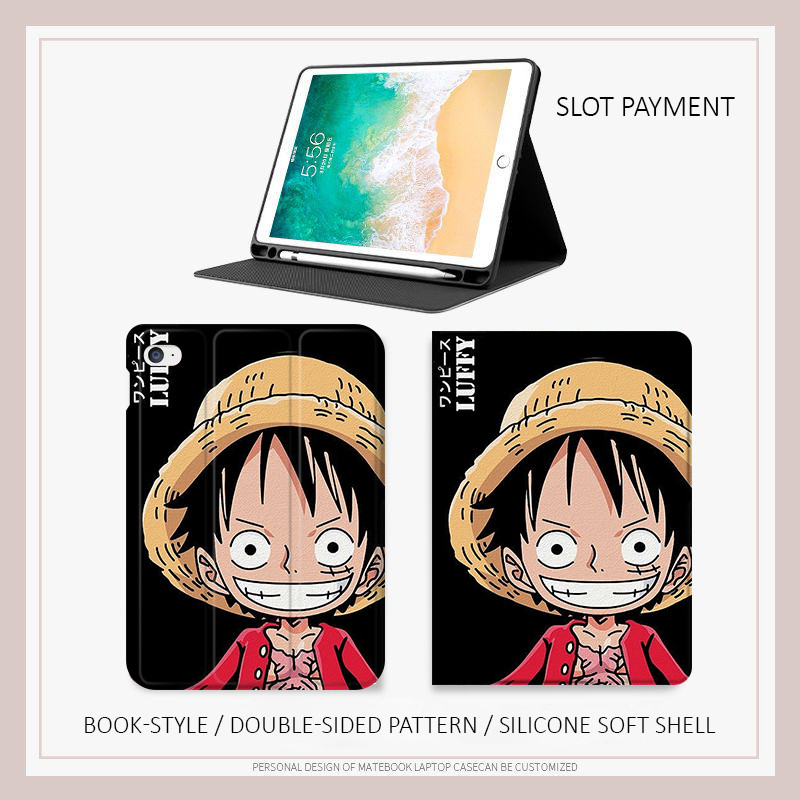 ốp ipadOne Piece Luffy black air6 ipad a16 gen 11 Air M3 Air 4/5/6 Air7 10.2 Gen 7/8/9ipad air m3 ốp
