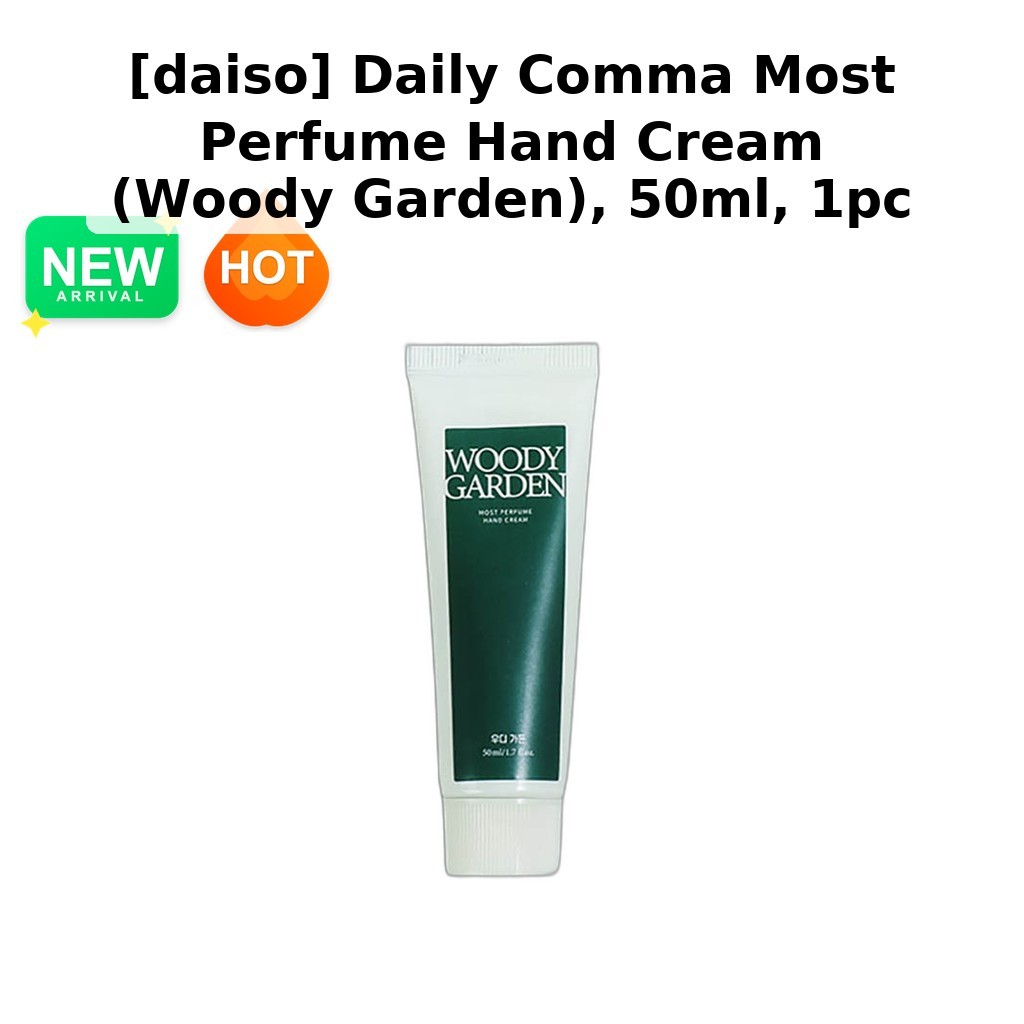 [daiso] Daily Comma Most Perfume Hand Cream (Woody Garden), 50ml, 1pc / Kem dưỡng tay Hàn Quốc của b