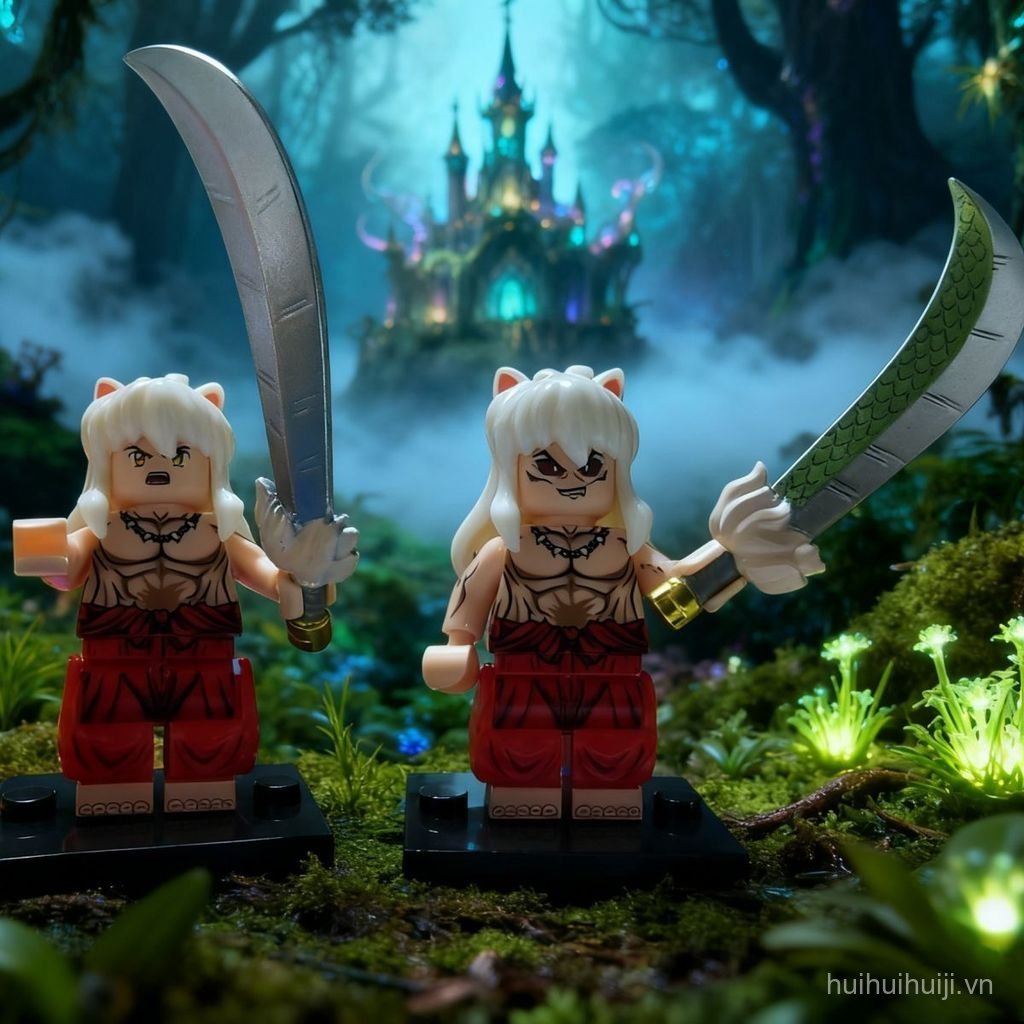 Sản Phẩm Mới Minifigure Khối Xây Dựng Đồ Chơi Bên Thứ Ba Búp Bê Inuyasha Anime Ngoại Vi Bộ Sưu Tập S